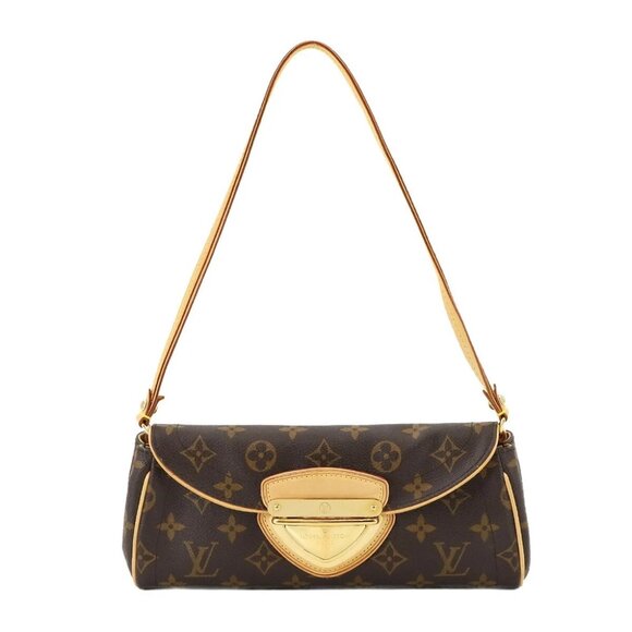 Louis Vuitton Handbags - LOUIS VUITTON Monogram Pochette Beverly Shoulder Bag Brown M40122 Purse 90279124